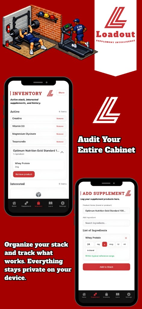 LOADOUT app preview